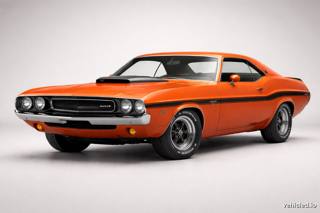 Dodge Challenger in Go Mango
