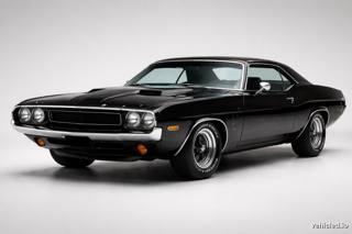 Dodge Challenger in Pitch Black