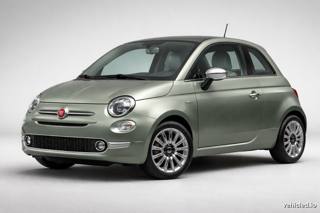 Fiat 500 in Mint Green
