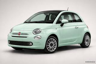 Fiat 500 in Mint Green