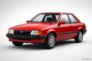 Ford Escort in Race Red