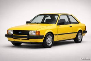 Ford Escort in Grabber Yellow