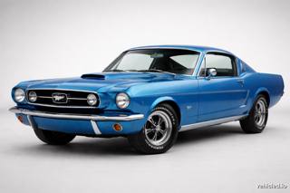 Ford Mustang in Velocity Blue
