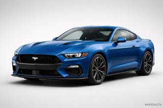Ford Mustang in Atlas Blue