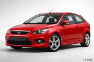 Ford Focus in Race Red