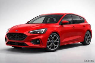Ford Focus in Race Red