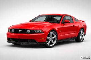 Ford Mustang in Race Red