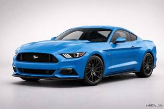 Ford Mustang in Grabber Blue
