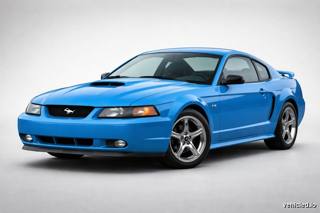Ford Mustang in Grabber Blue