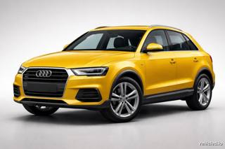 Audi Q3 in Vegas Yellow