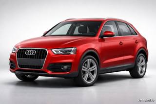 Audi Q3 in Tango Red