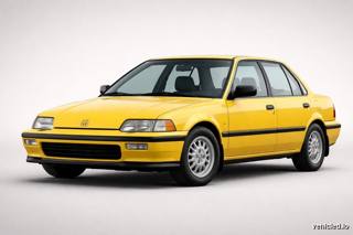 Honda Civic in Phoenix Yellow