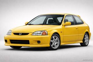 Honda Civic in Phoenix Yellow
