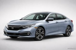 Honda Civic in Morning Mist Blue