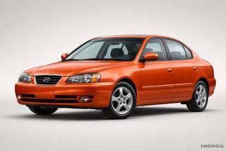 Hyundai Elantra in Lava Orange