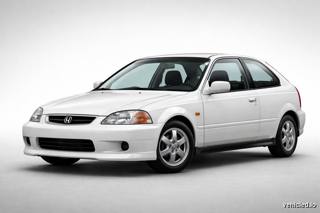 Honda Civic in Platinum White Pearl