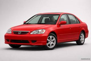 Honda Civic in Rallye Red