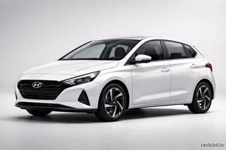 Hyundai i20 in Crystal White