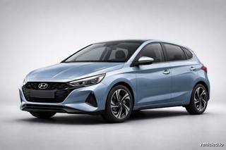 Hyundai i20 in Ice Blue Met.