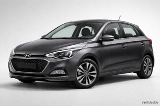 Hyundai i20 in Dark Grey Metallic