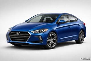 Hyundai Elantra in Intense Blue