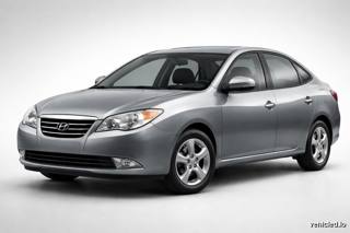 Hyundai Elantra in Fluid Metal