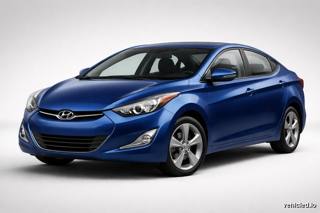 Hyundai Elantra in Intense Blue