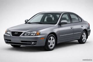 Hyundai Elantra in Fluid Metal