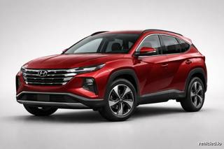 Hyundai Tucson in Crimson Red