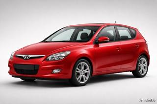 Hyundai i30 in Engine Red