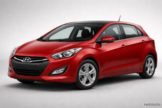 Hyundai i30 in Engine Red