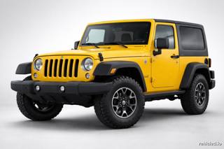 Jeep Wrangler in Hella Yella