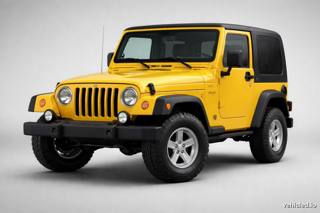 Jeep Wrangler in Hella Yella