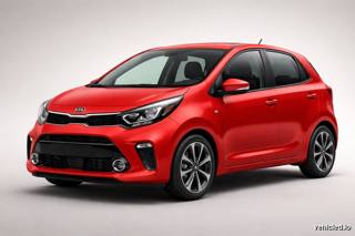 Kia Picanto in Signal Red