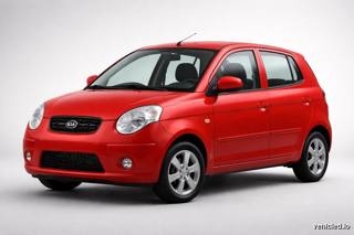 Kia Picanto in Signal Red
