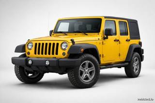 Jeep Wrangler in Hella Yella
