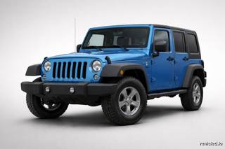 Jeep Wrangler in Hydro Blue