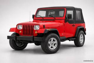 Jeep Wrangler in Firecracker Red