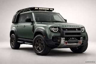 Land Rover Defender in Faroe Green