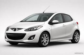 Mazda Mazda2 in Snowflake White Pearl Mica