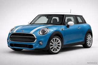 Mini Cooper in Island Blue