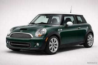 Mini Cooper in British Racing Green