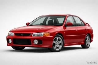 Mitsubishi Lancer in Rally Red Metallic