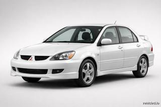 Mitsubishi Lancer in Diamond White Pearl