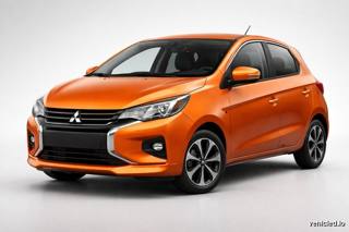 Mitsubishi Space Star in Sunrise Orange Metallic