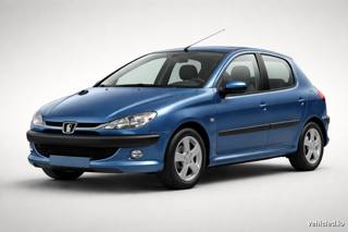 Peugeot 206 in Bleu Tivoli
