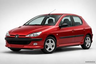 Peugeot 206 in Rouge Aden