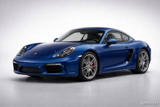 Porsche 718 Cayman in Gentian Blue Metallic