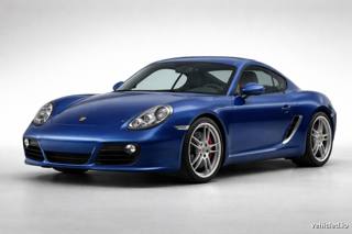 Porsche 718 Cayman in Gentian Blue Metallic