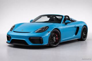 Porsche 718 Spyder in Miami Blue